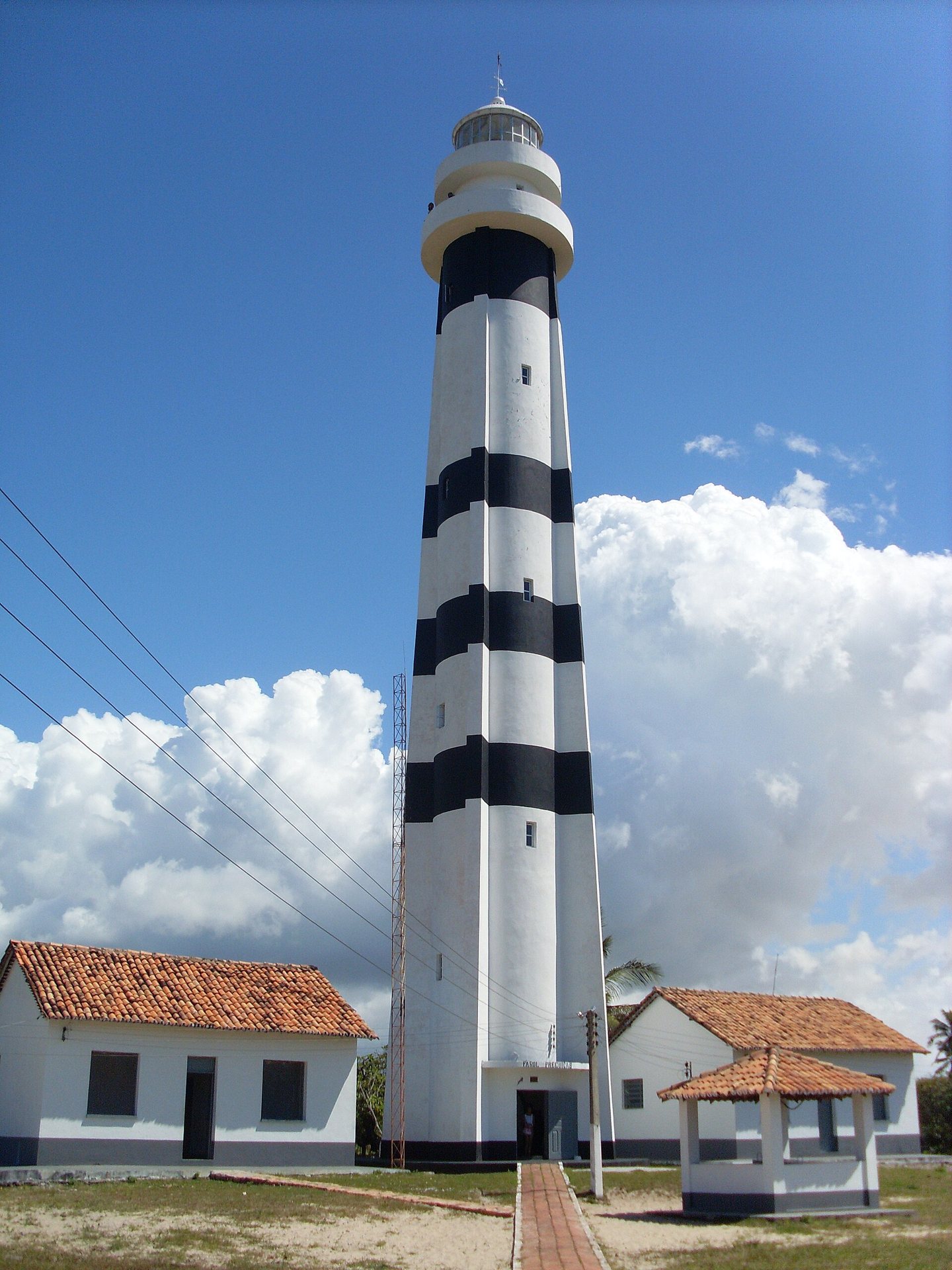 Farol Preguiças, no povoado de Mandacaru